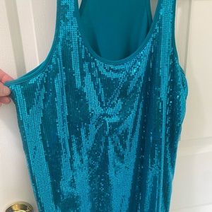 Sequin tank cute and festive!